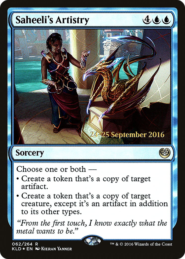 Saheeli's Artistry (062) (Prerelease) - Foil