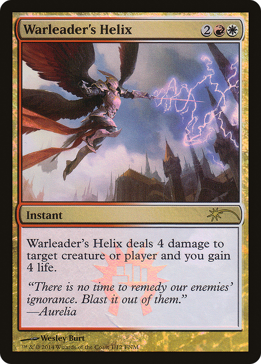 Warleader's Helix (001) (FNM) - Foil