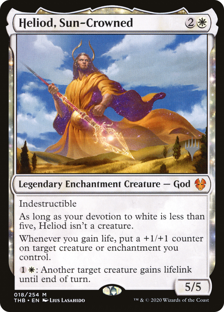 Heliod, Sun-Crowned (018) (Promo Pack) - Foil