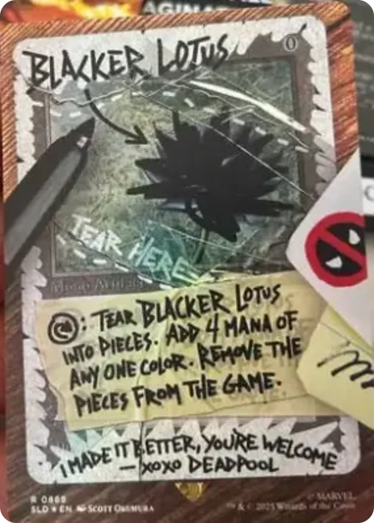 Blacker Lotus (0869) (Showcase) - Foil