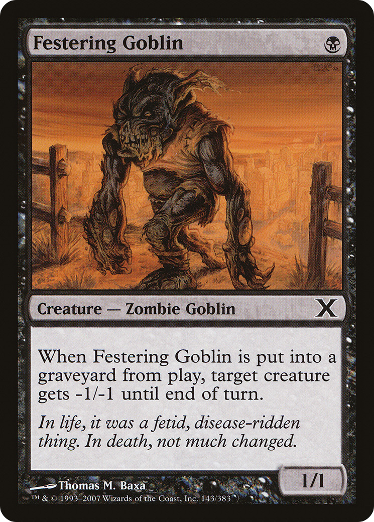 Festering Goblin - Foil
