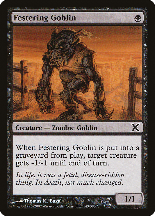 Festering Goblin - Foil