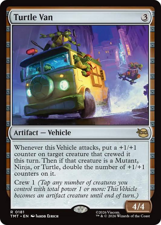Turtle Van (TMT) - Foil