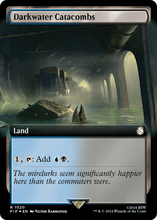 Darkwater Catacombs (1020) (Extended Art) - Surge Foil