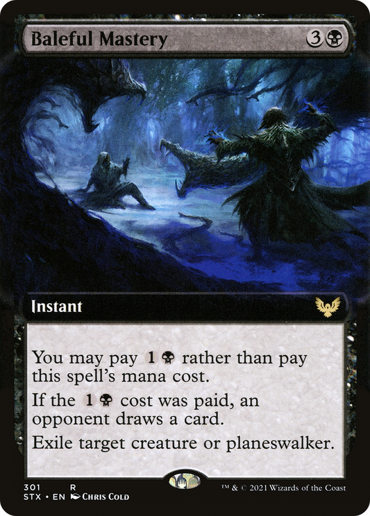 Baleful Mastery (301) (Extended Art) - Foil