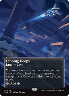 Echoing Deeps (0148) (Borderless) - Galaxy Foil
