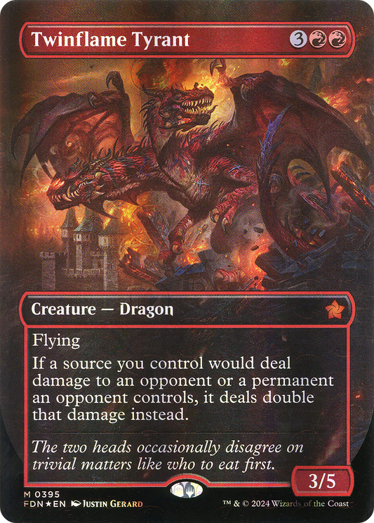 Twinflame Tyrant (0395) (Borderless) - Mana Foil
