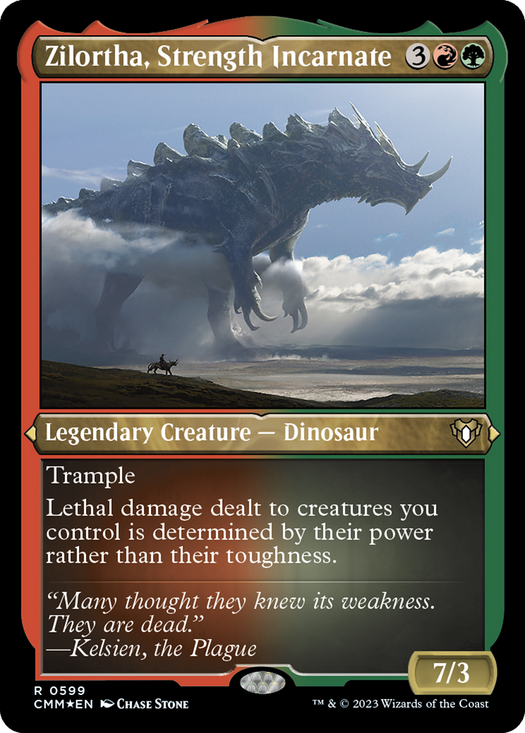Zilortha, Strength Incarnate (0599) - Foil Etched