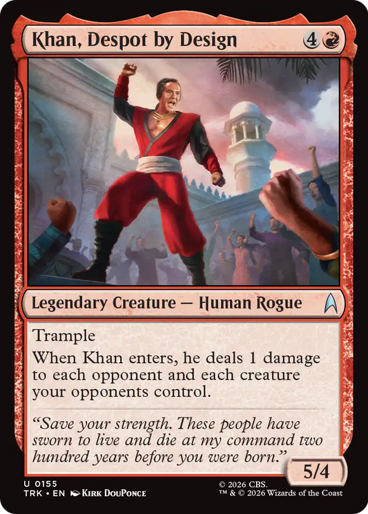 Khan, Despot by Design (TRK) - Foil