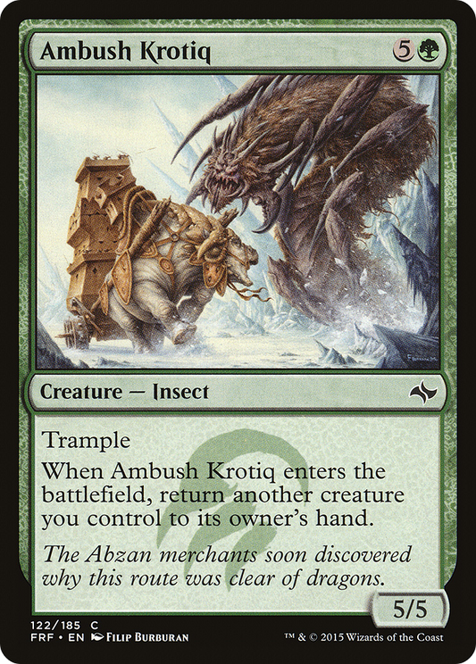 Ambush Krotiq - Foil