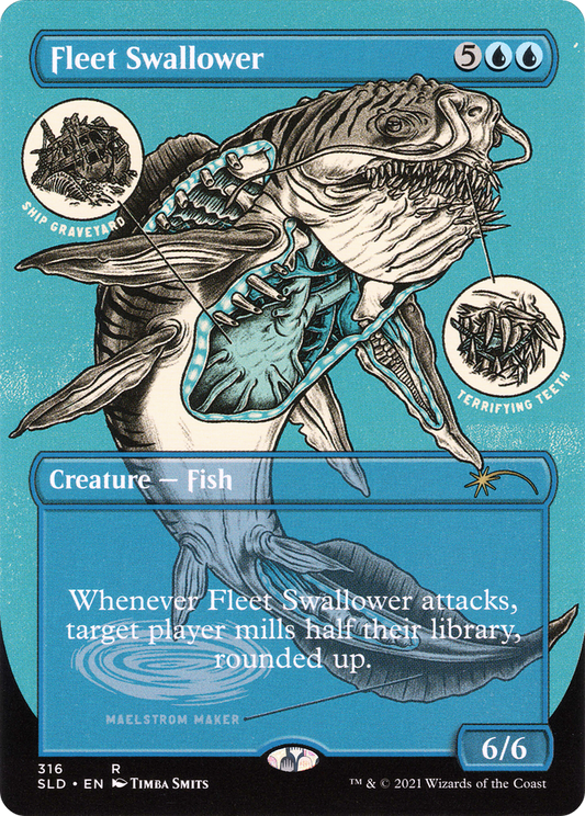 Fleet Swallower (316) (Borderless) - Foil Etched