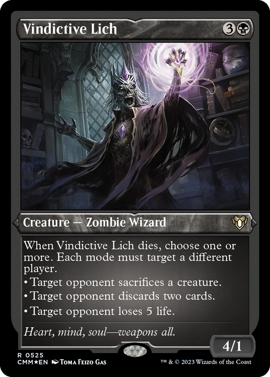 Vindictive Lich (0525) - Foil Etched