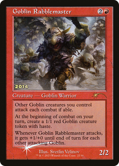 Goblin Rabblemaster (022) (2014) (Retro Frame) - Foil