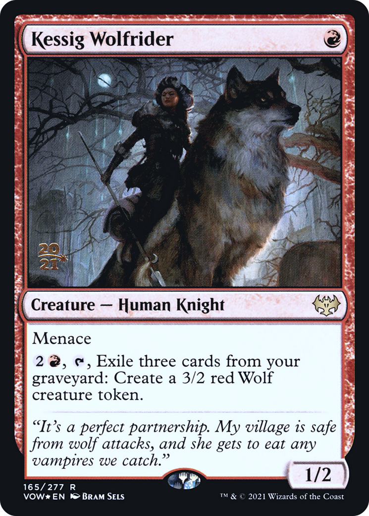 Kessig Wolfrider (165) (Prerelease) - Foil