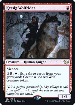 Kessig Wolfrider (165) (Prerelease) - Foil