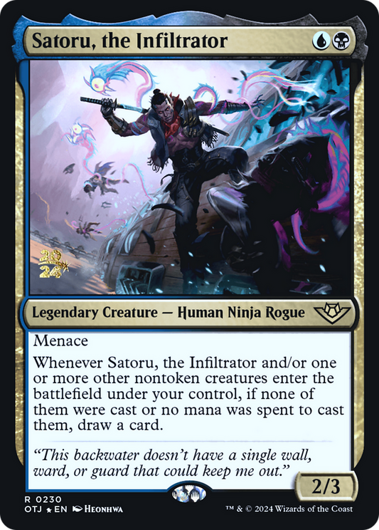 Satoru, the Infiltrator (0230) (Prerelease) - Foil