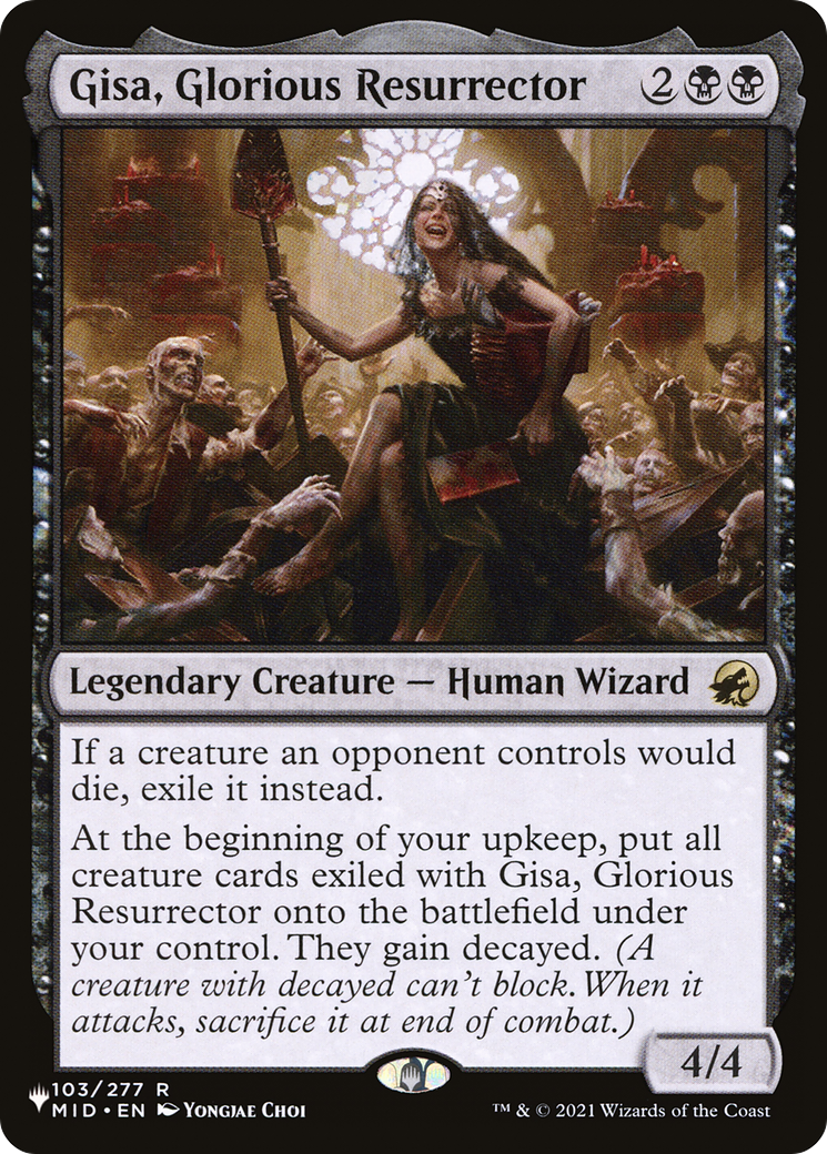 Gisa, Glorious Resurrector (MID-103) (PLST)
