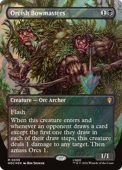 Orcish Bowmasters (0059) (Borderless) (HOC) - Surge Foil