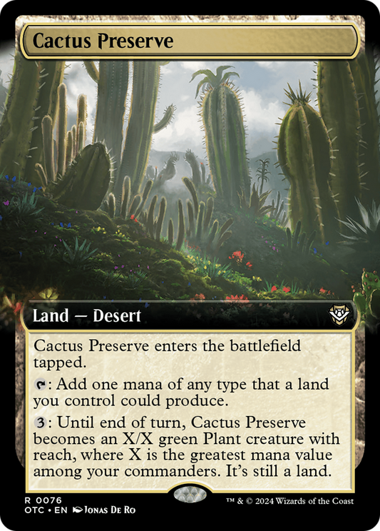 Cactus Preserve (0076) (Extended Art)