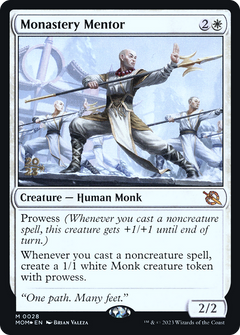 Monastery Mentor (0028) (Prerelease) - Foil