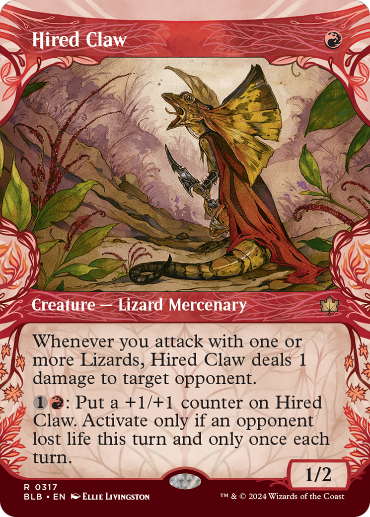 Hired Claw (0317) (Showcase) - Foil