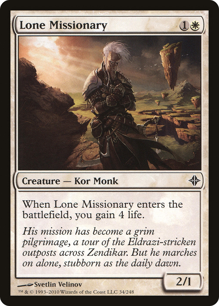 Lone Missionary - Foil