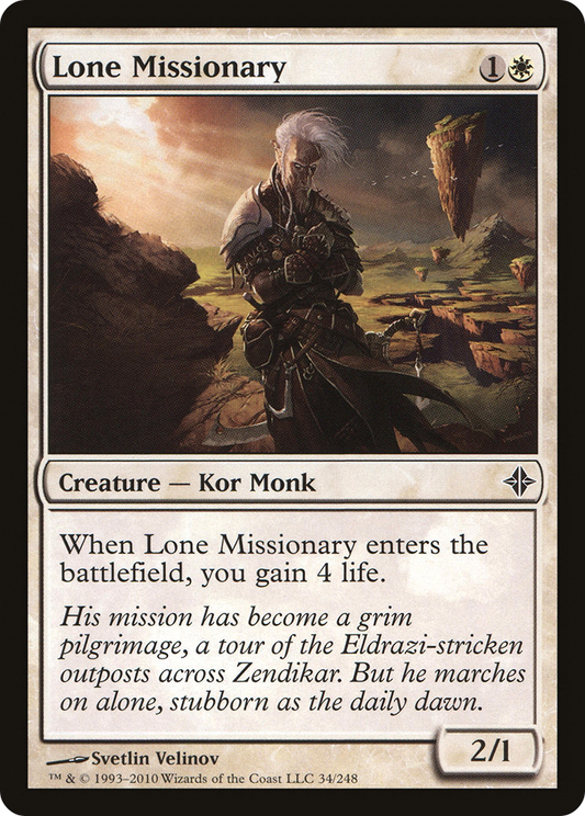 Lone Missionary - Foil
