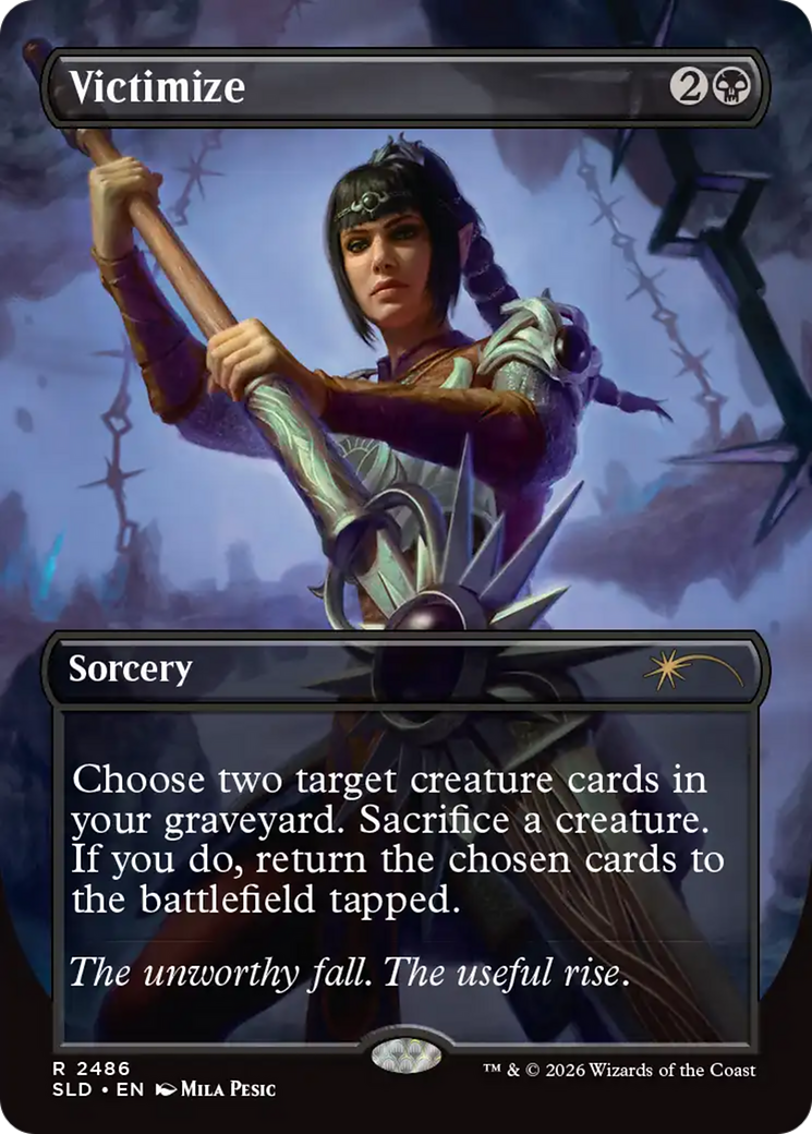 Victimize (2486) (Borderless) (SLD) - Foil