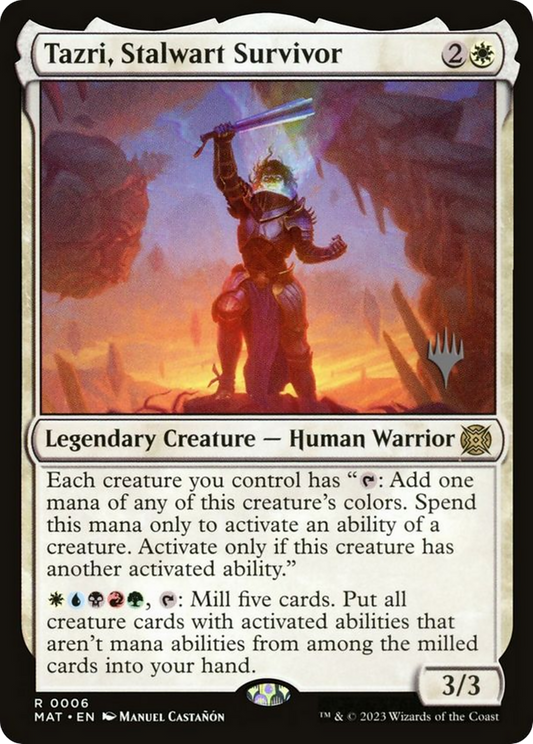 Tazri, Stalwart Survivor (0006) (Promo Pack)