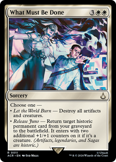 What Must Be Done - Foil