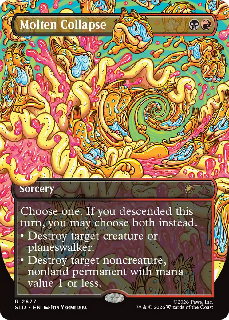 Molten Collapse (2677) (Borderless) (SLD)