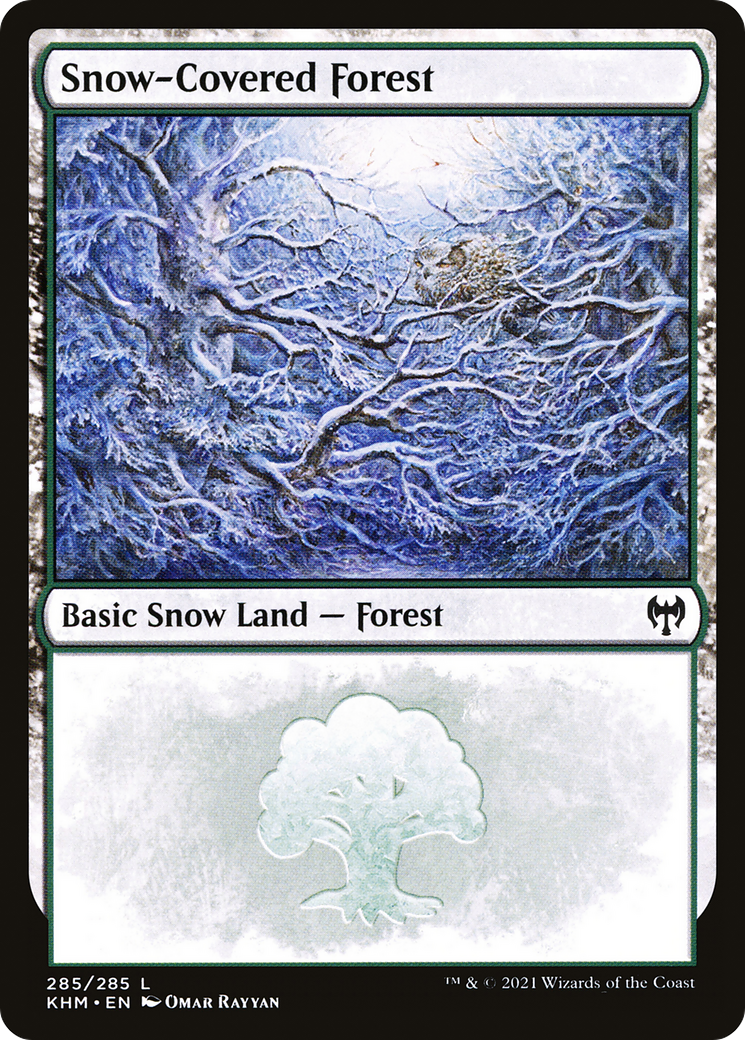 Snow-Covered Forest (285) - Foil