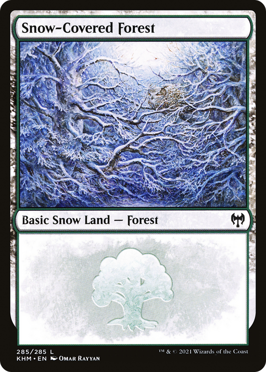 Snow-Covered Forest (285) - Foil