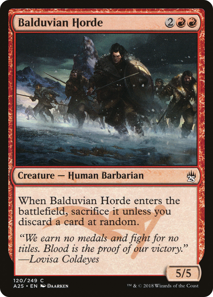 Balduvian Horde - Foil