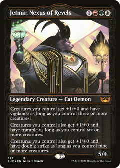 Jetmir, Nexus of Revels (377) (Showcase) - Gilded Foil