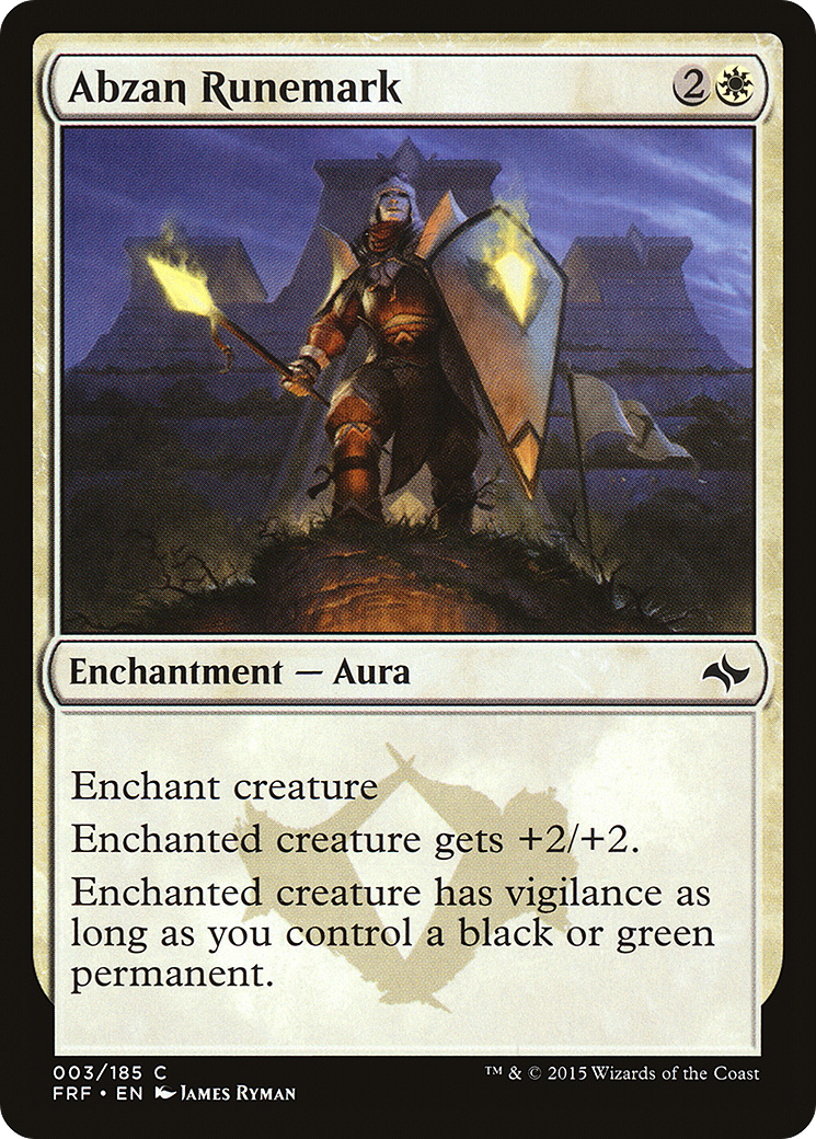 Abzan Runemark - Foil