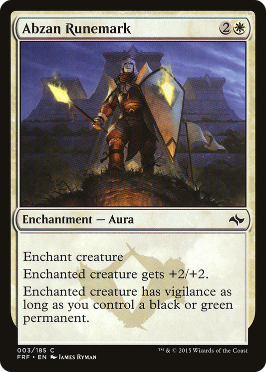 Abzan Runemark - Foil