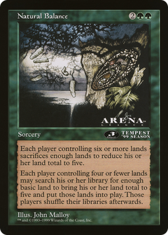 Natural Balance (3rd Place) (Oversized) (Arena League Promo)