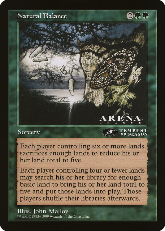 Natural Balance (3rd Place) (Oversized) (Arena League Promo)