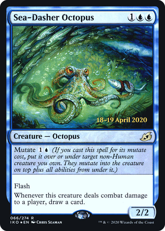 Sea-Dasher Octopus (066) (Prerelease) - Foil