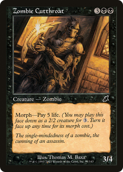 Zombie Cutthroat - Foil