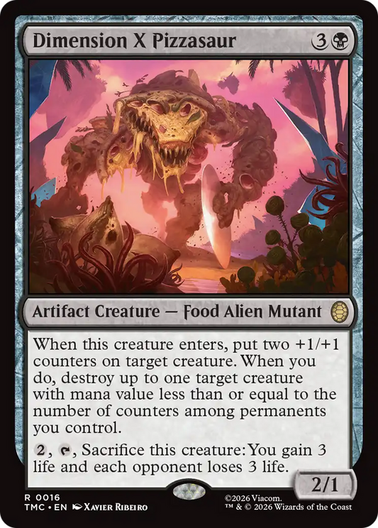 Dimension X Pizzasaur (0016) (TMC) - Surge Foil