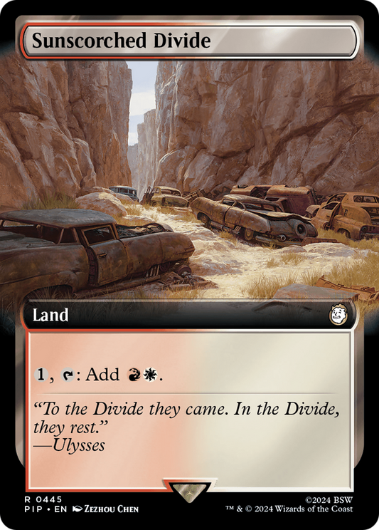 Sunscorched Divide (0445) (Extended Art) - Foil