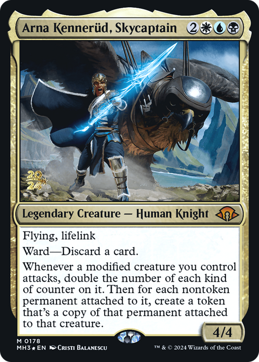 Arna Kennerud, Skycaptain (0178) (Prerelease) - Foil
