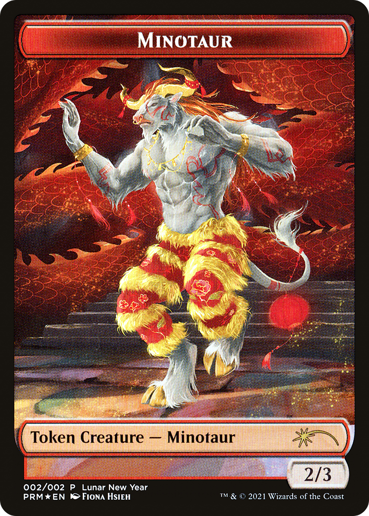 Minotaur Token (002) (Lunar New Year) - Foil