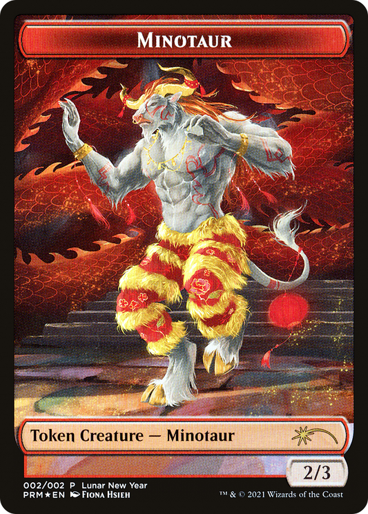 Minotaur Token (002) (Lunar New Year) - Foil