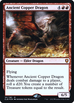 Ancient Copper Dragon (161) (Prerelease) - Foil