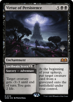 Virtue of Persistence // Locthwain Scorn (0115) (Promo Pack)