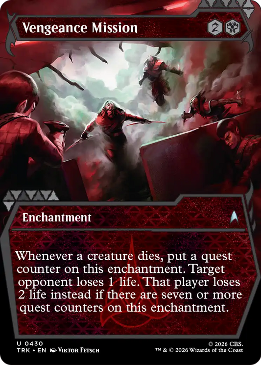 Vengeance Mission (0430) (Showcase) (TRK) - Foil