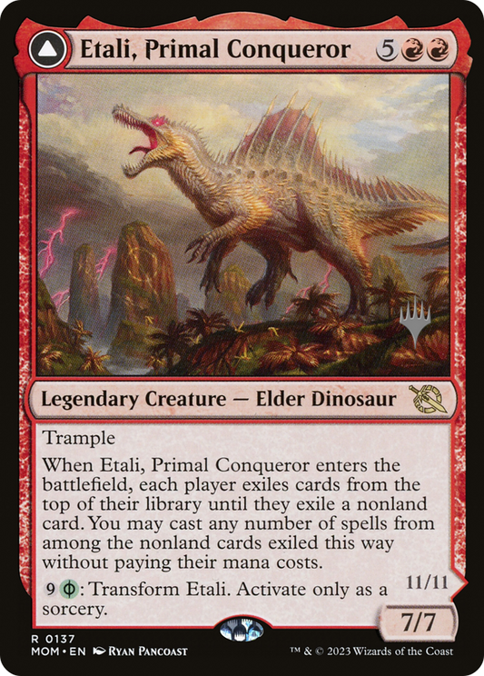 Etali, Primal Conqueror // Etali, Primal Sickness (0137) (Promo Pack) (PMOM)